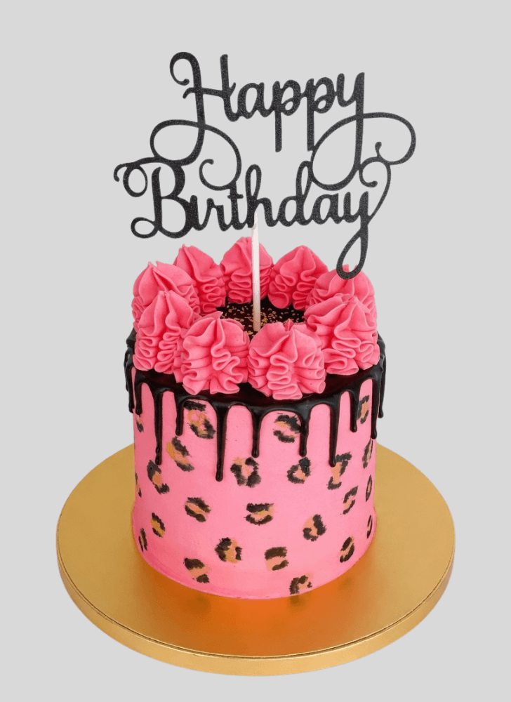 Radiant Cheetah Cake