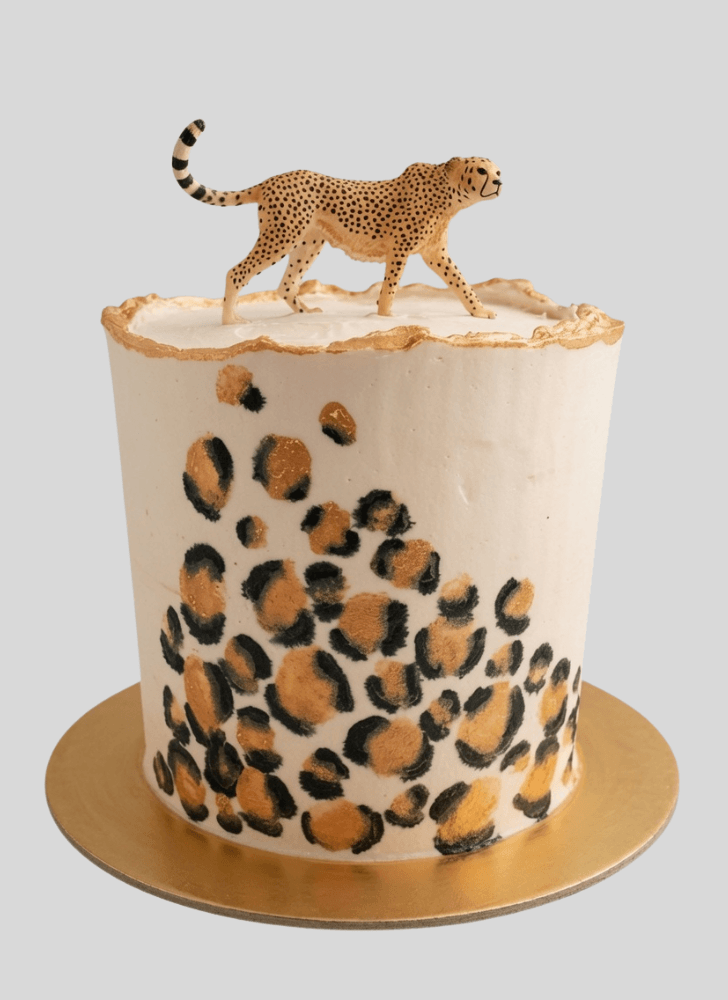 Resplendent Cheetah Cake