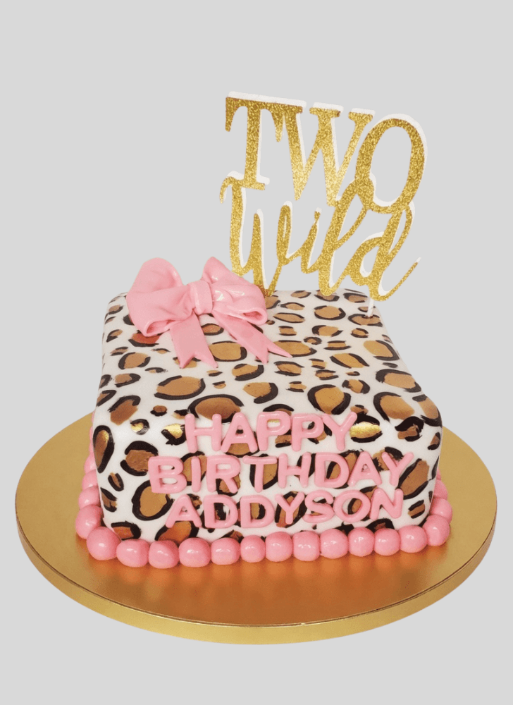 Stunning Cheetah Cake