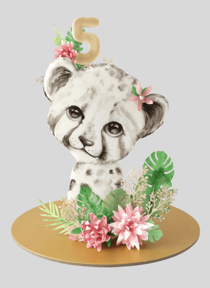 Cheetahful Cheetah Cake Design