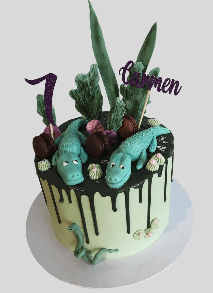 Alluring Crocodile Cake