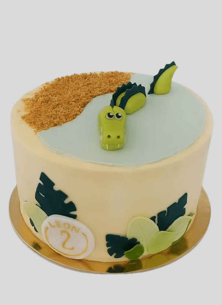 Appealing Crocodile Cake