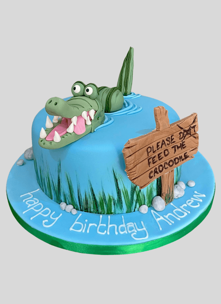 Charming Crocodile Cake