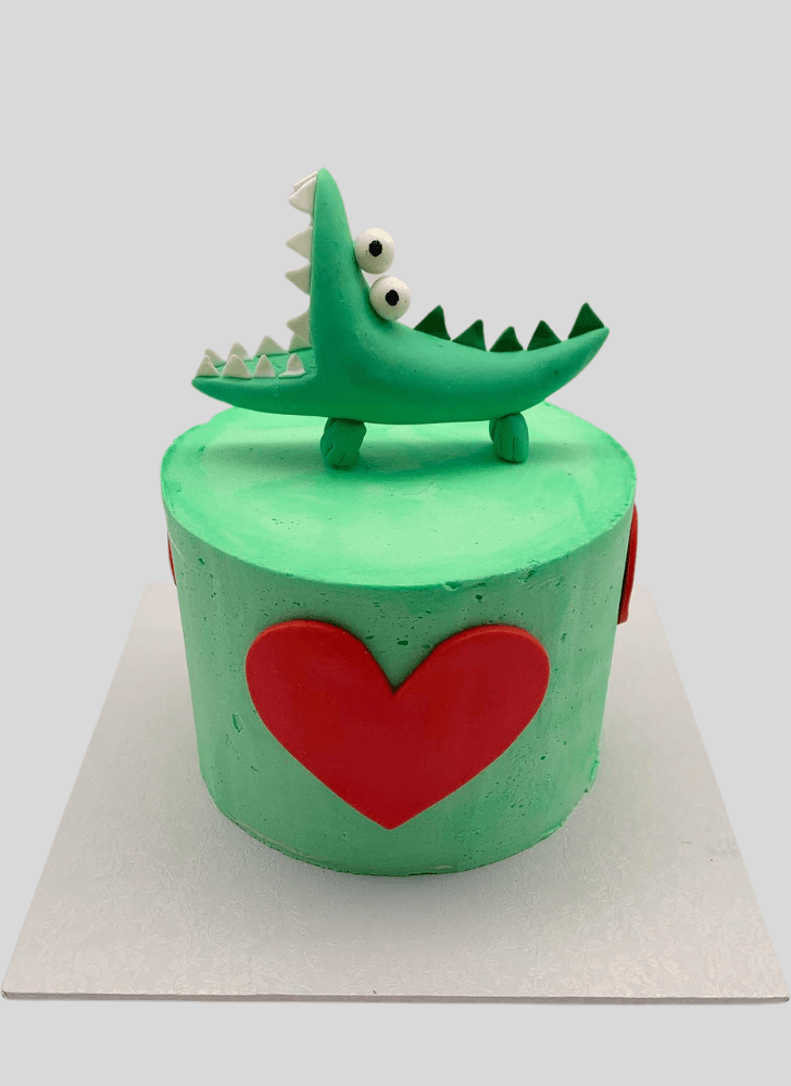 Comely Crocodile Cake