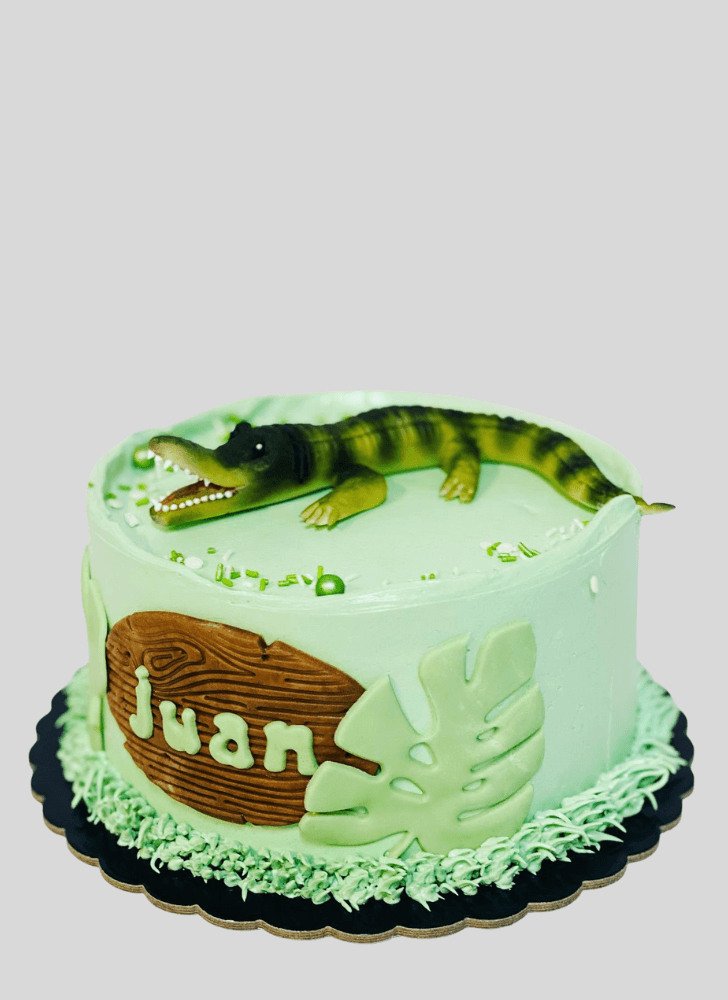 Dazzling Crocodile Cake
