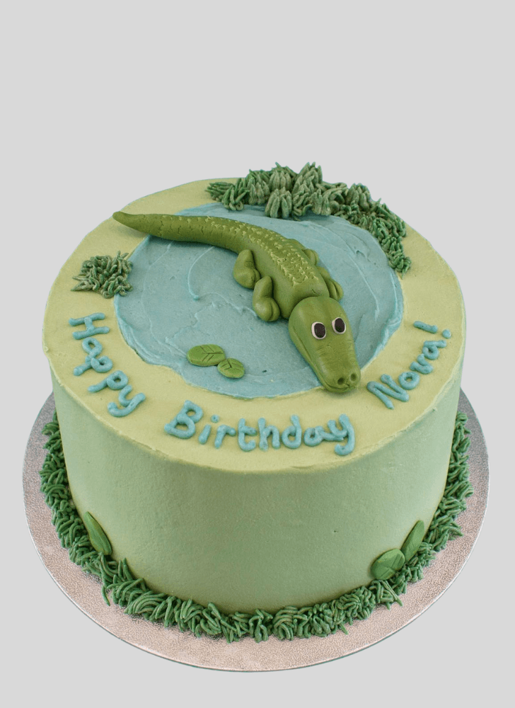 Delicate Crocodile Cake