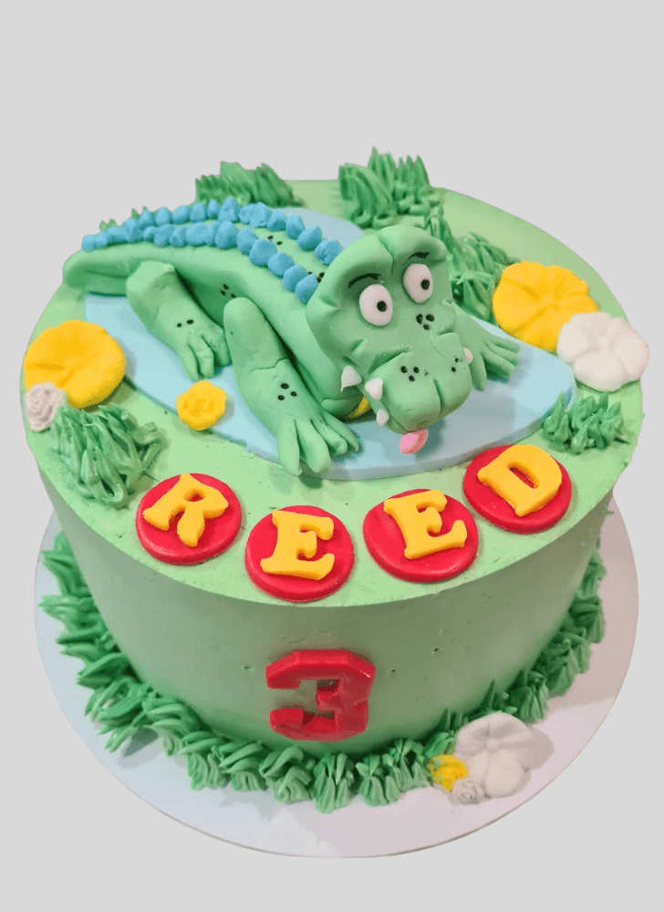 Delightful Crocodile Cake
