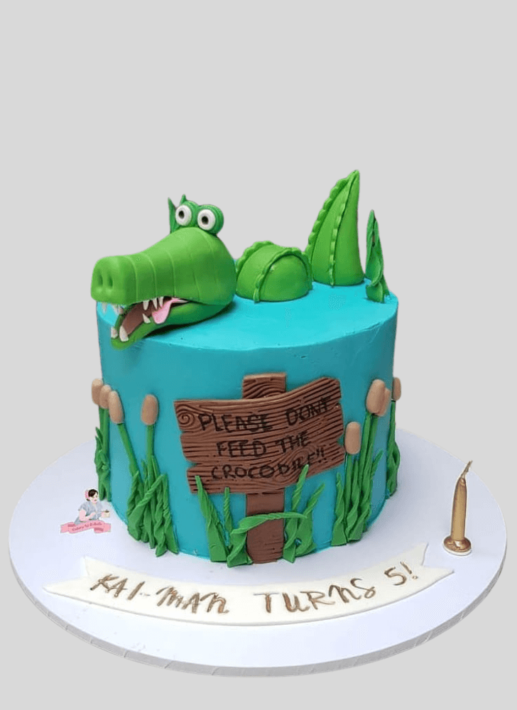 Exquisite Crocodile Cake