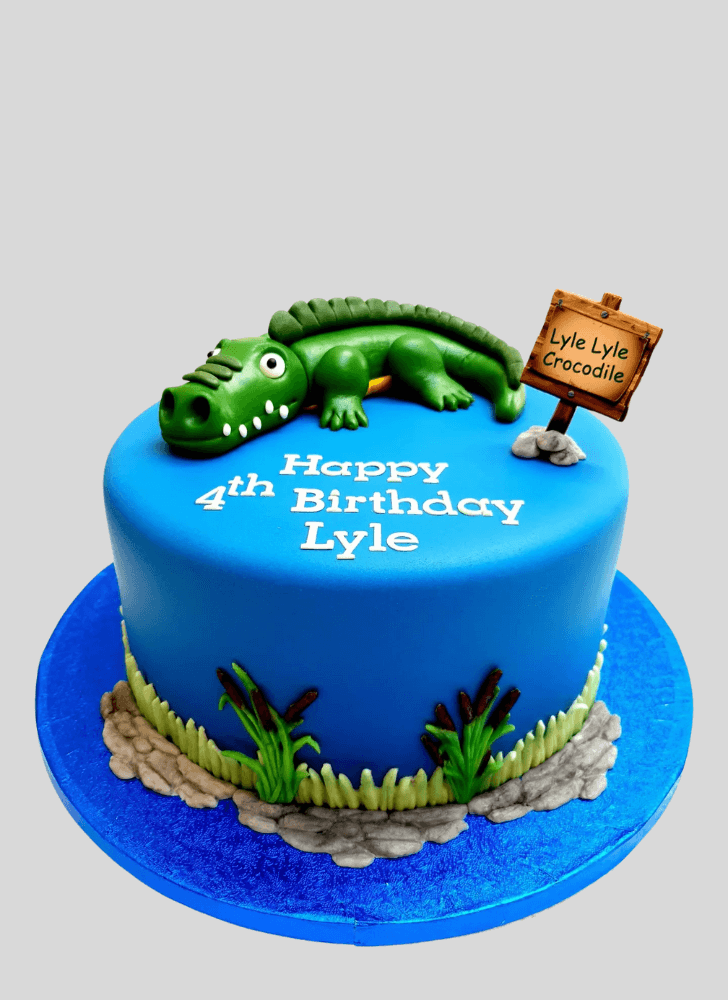 Graceful Crocodile Cake