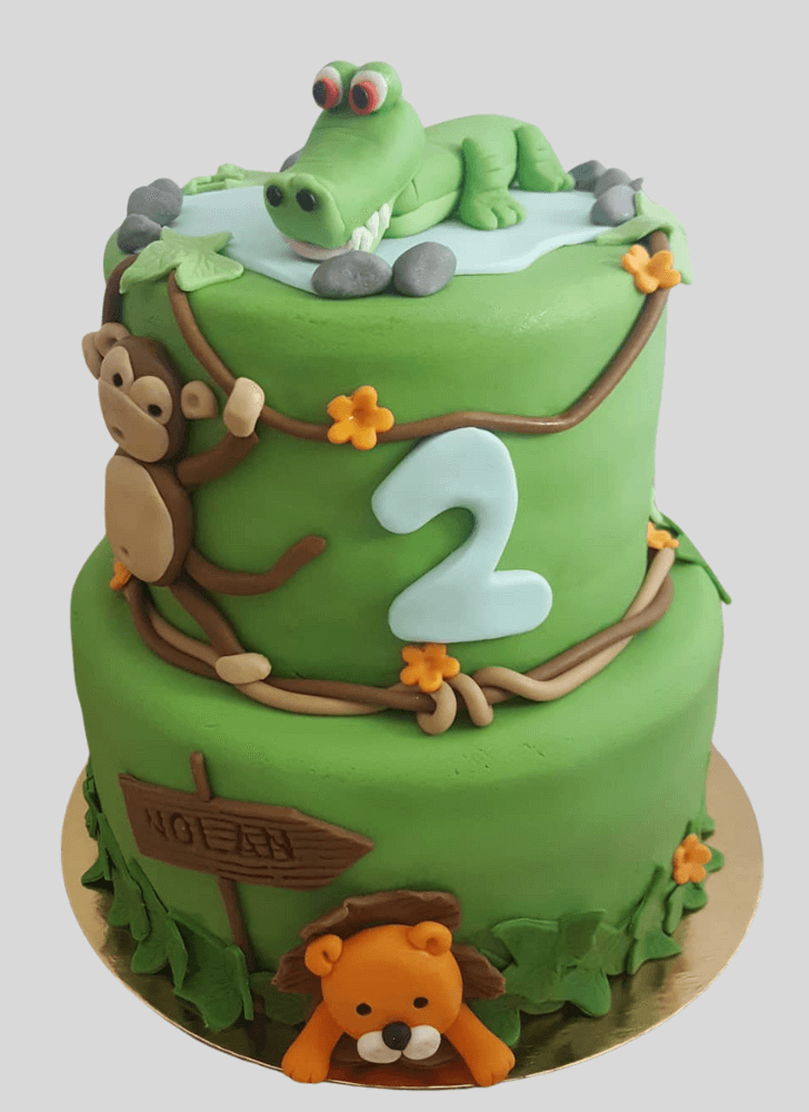 Refined Crocodile Cake