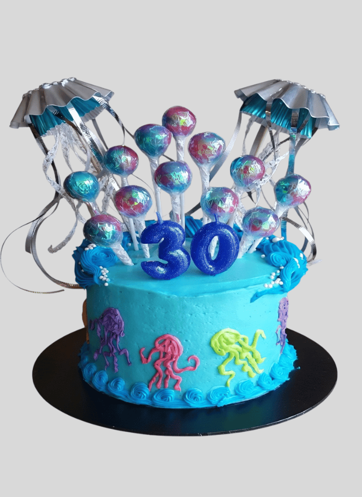 Dazzling Jellyfish Cake