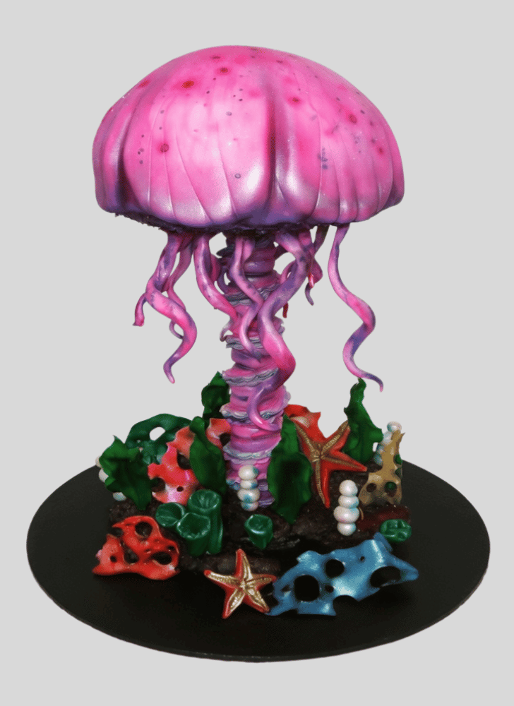 Delightful Jellyfish Cake