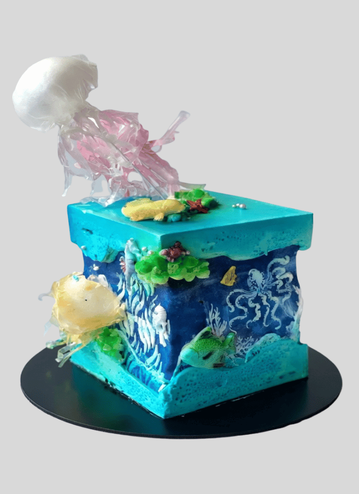 Handsome Jellyfish Cake