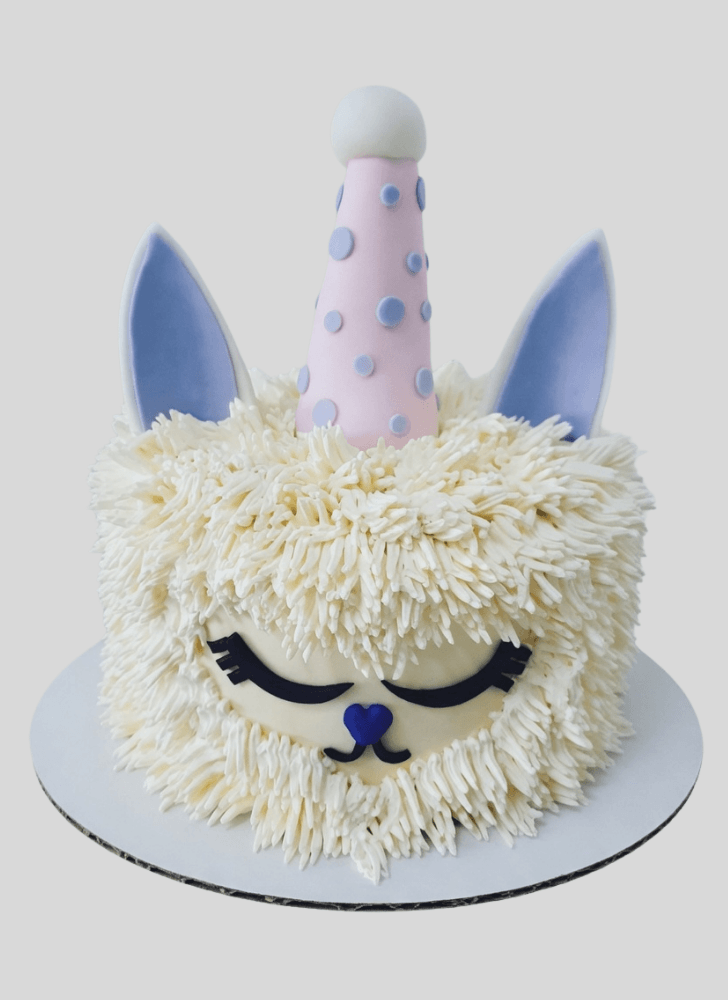 Alluring Llama Cake