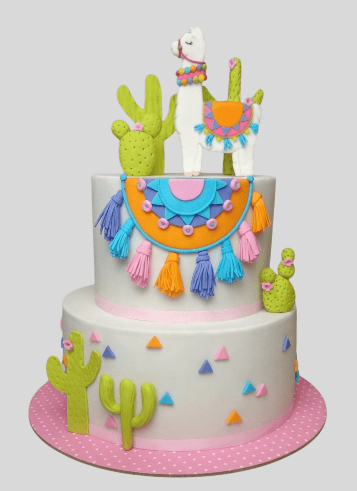 Captivating Llama Cake