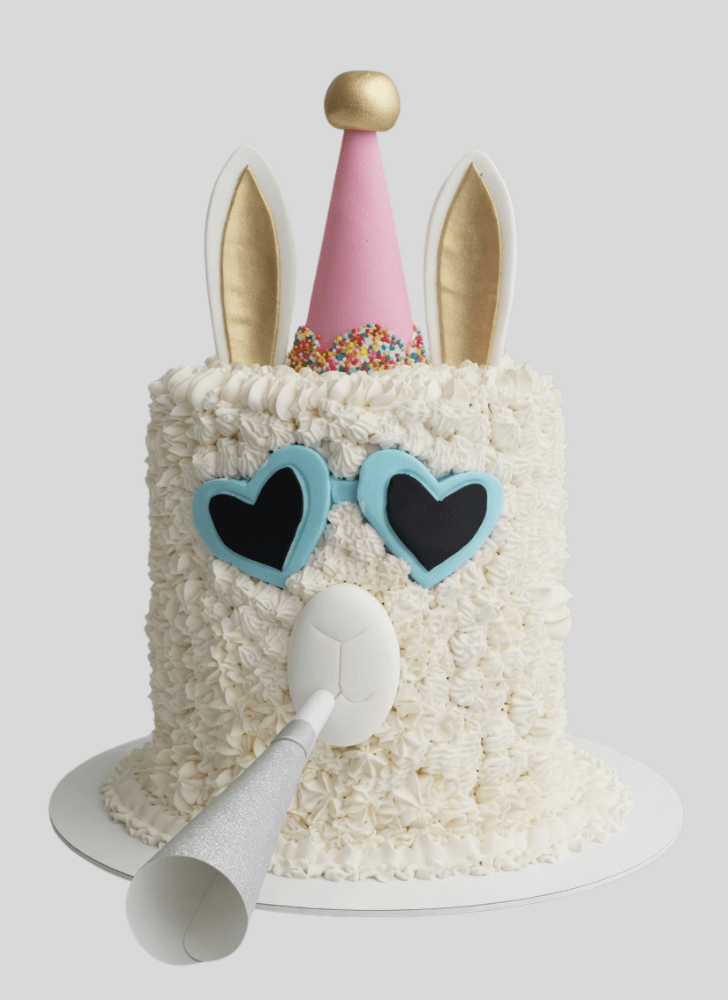 Classy Llama Cake