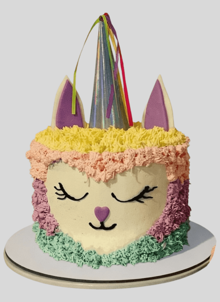 Delicate Llama Cake