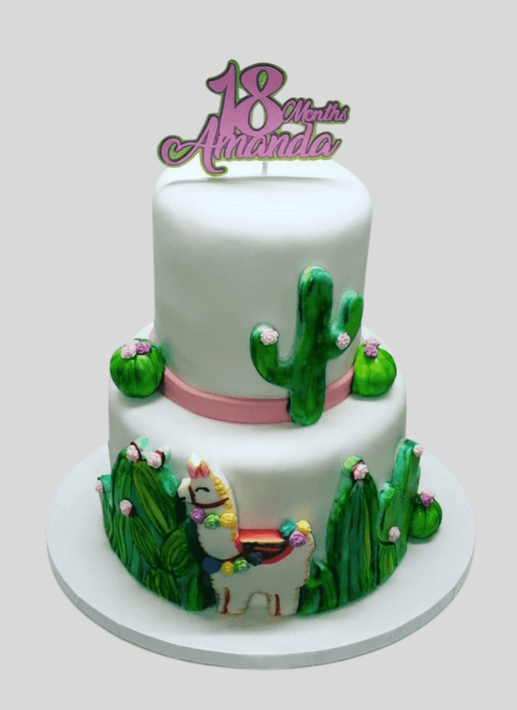 Exquisite Llama Cake