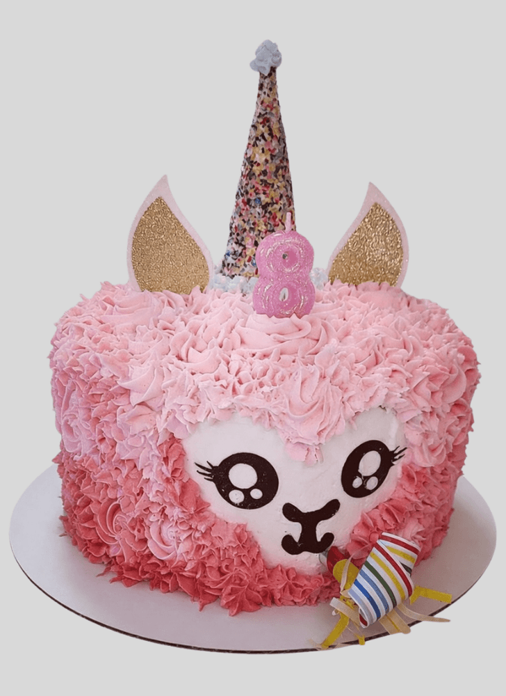 Shapely Llama Cake