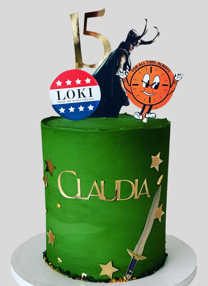 Dazzling Loki Cake