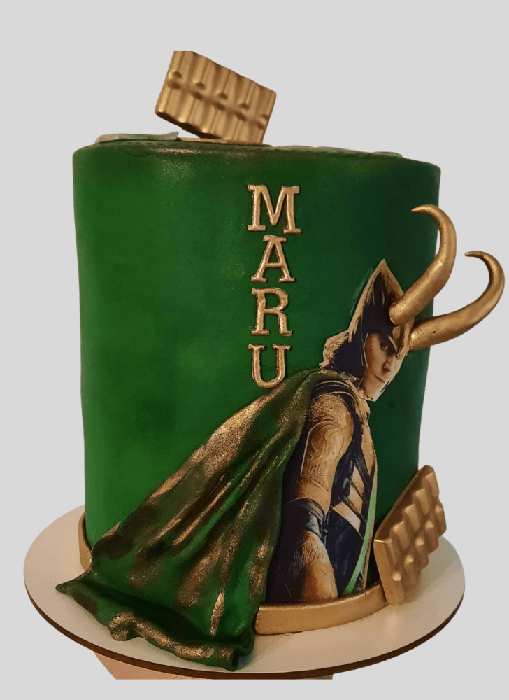 Delicate Loki Cake