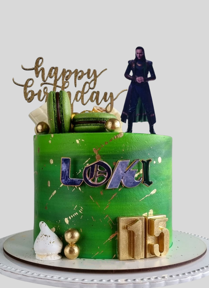 Marvelous Loki Cake