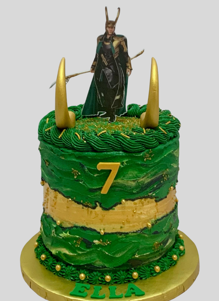Mesmeric Loki Cake