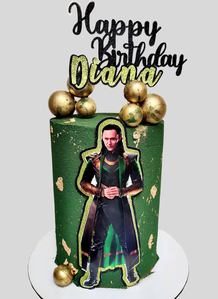 Pleasing Loki Cake