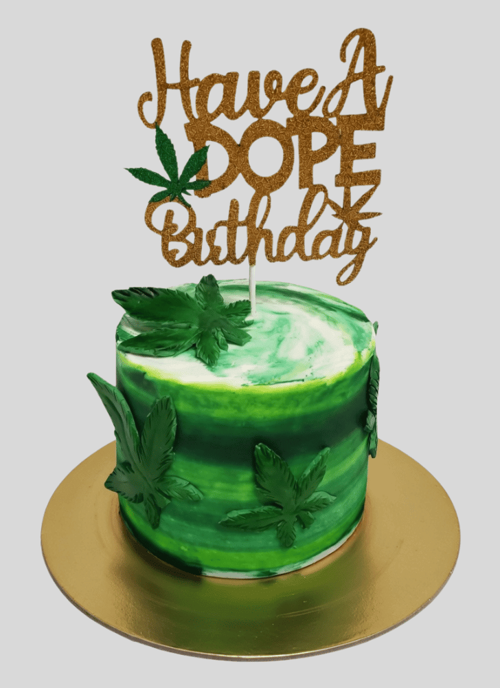 Admirable Marijuana Cake Design