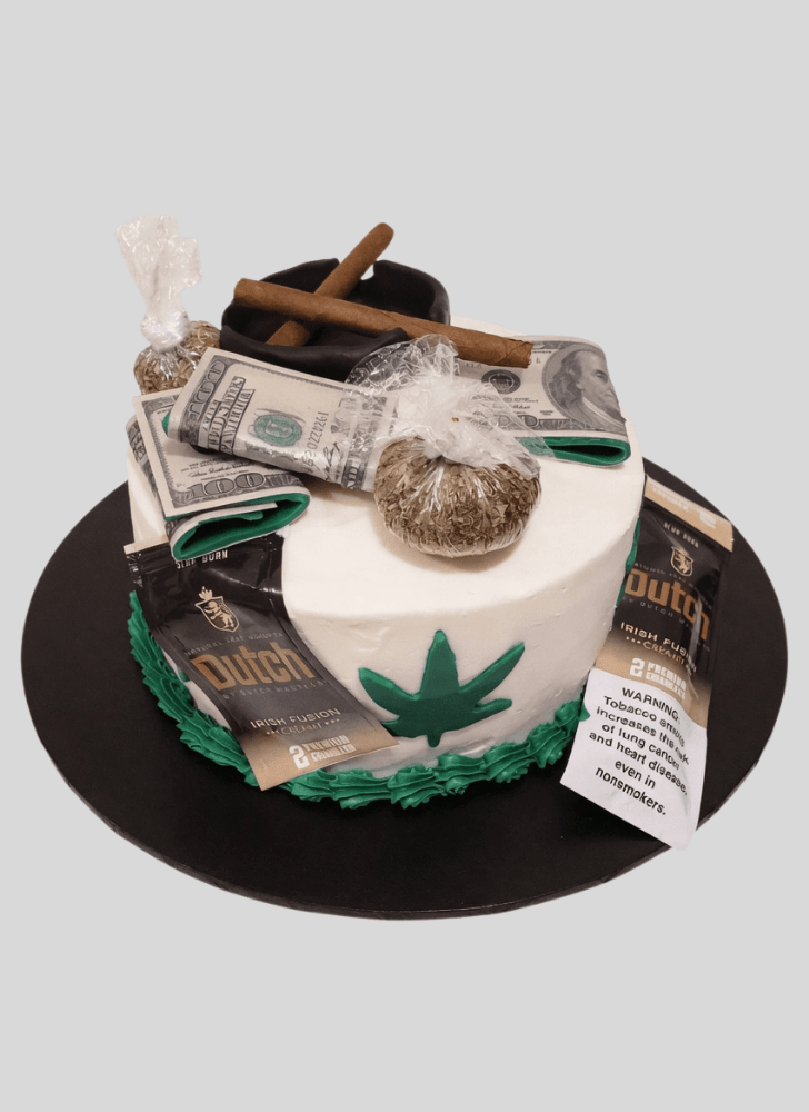 Handsome Marijuana Cake