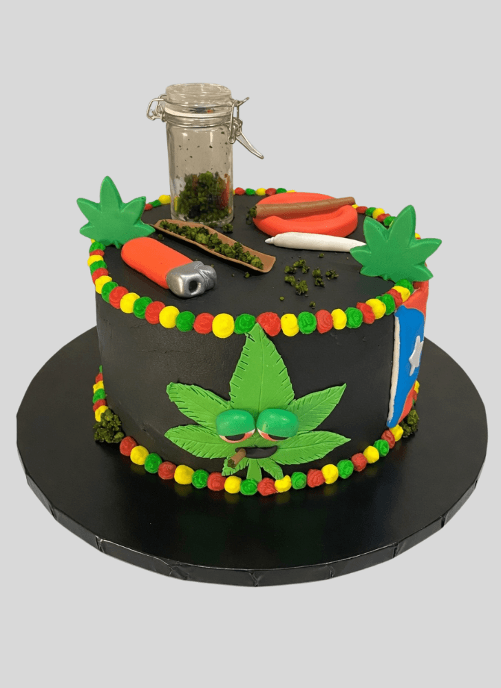 Shapely Marijuana Cake