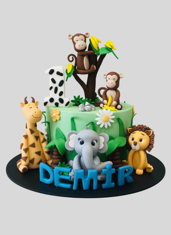 Charming Monkey Cake