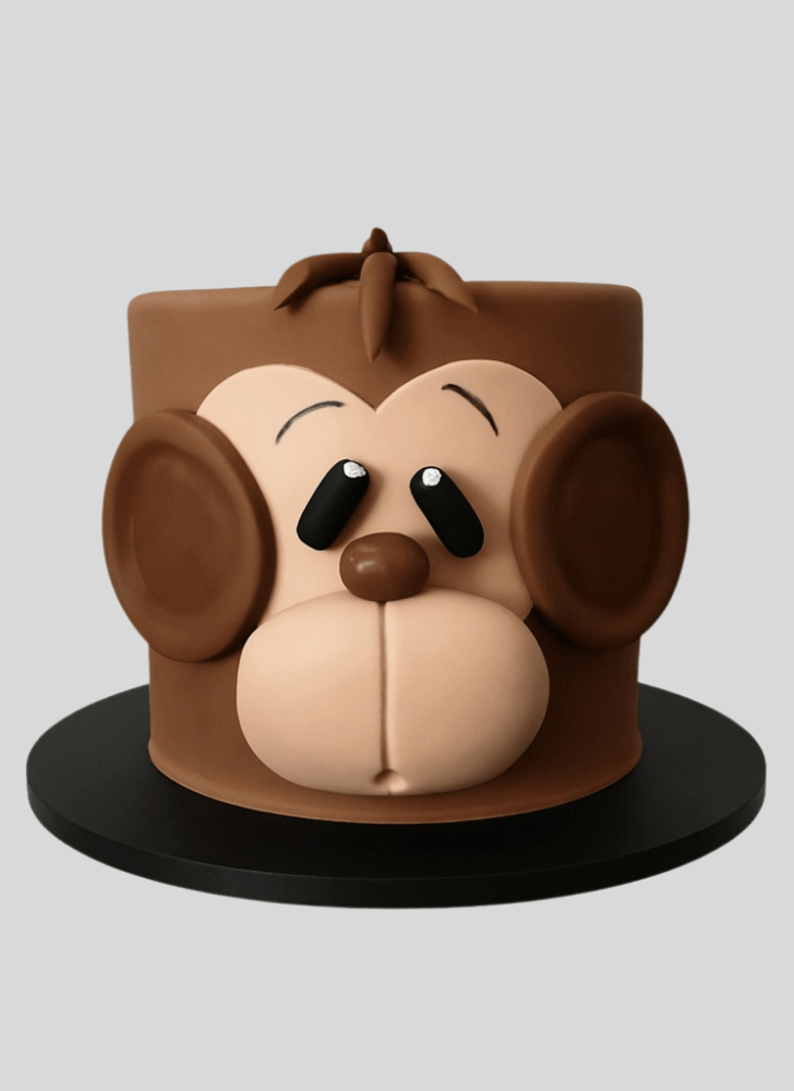 Cute Monkey Cake