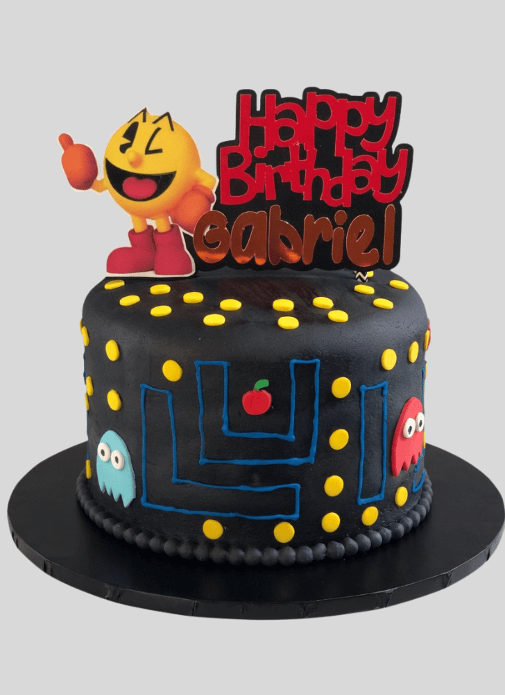 Magnetic PacMan Cake
