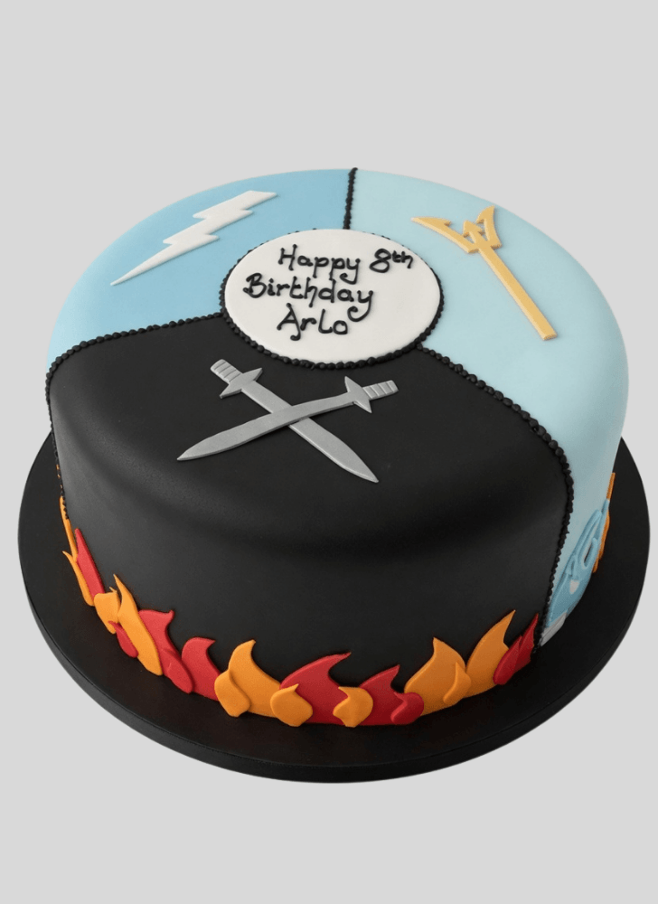 Admirable Percy Jackson Cake Design