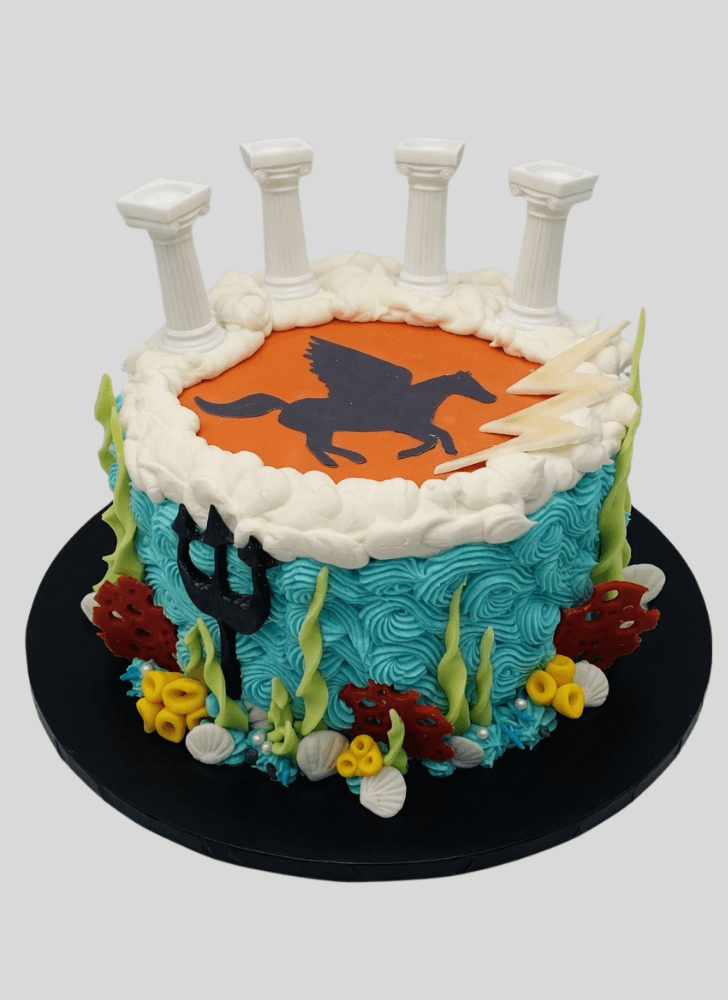 Angelic Percy Jackson Cake