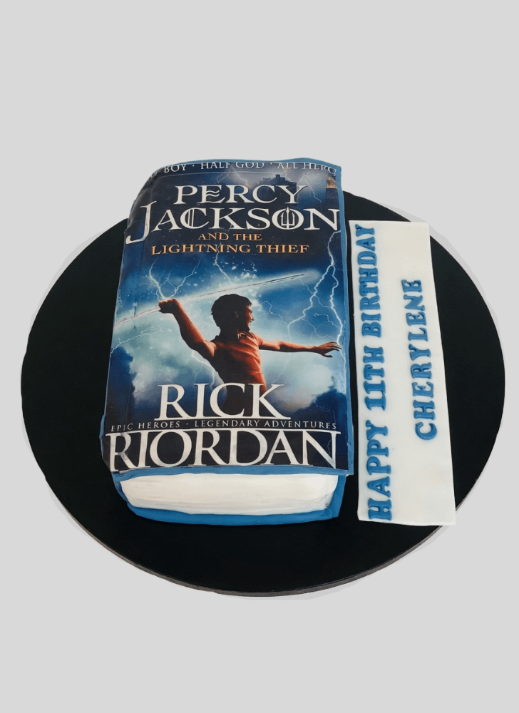Comely Percy Jackson Cake