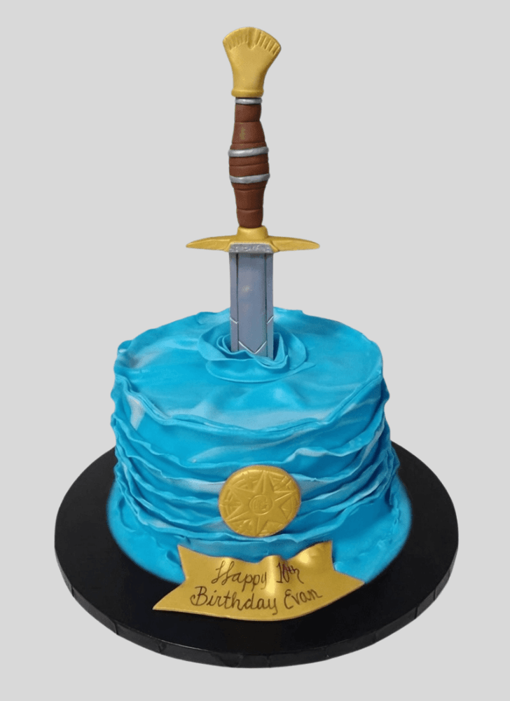 Excellent Percy Jackson Cake