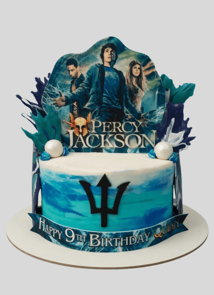 Fascinating Percy Jackson Cake