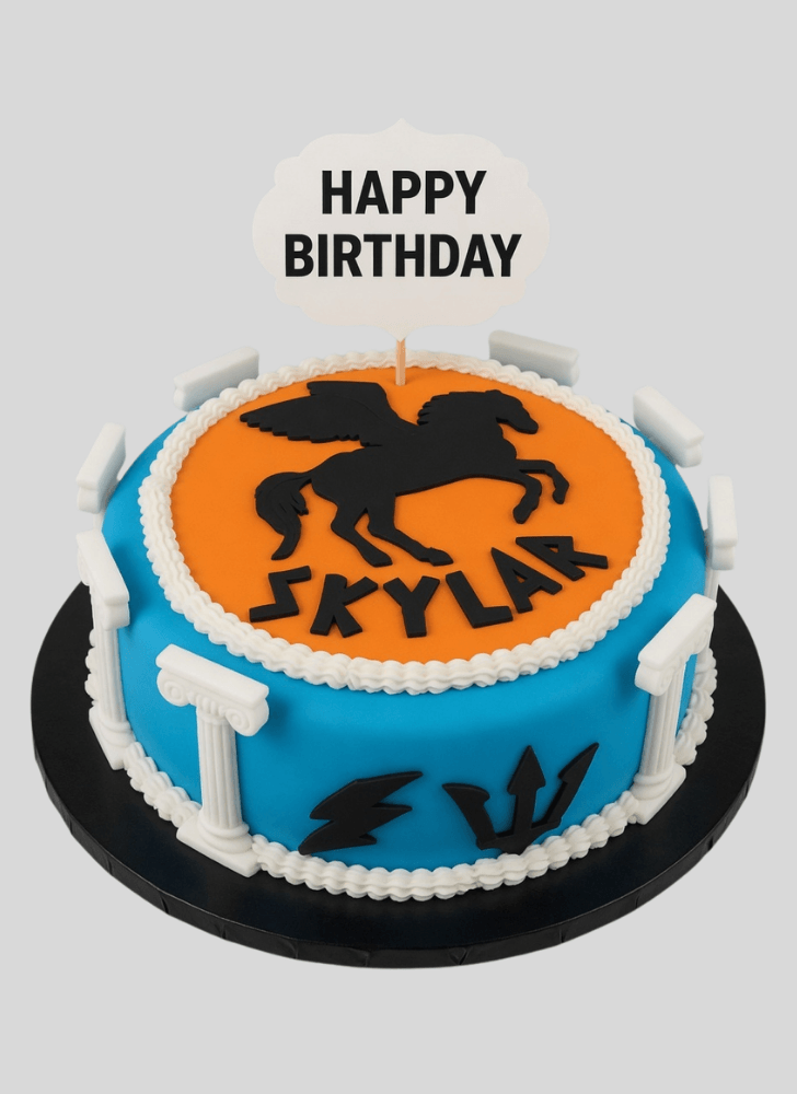 Handsome Percy Jackson Cake