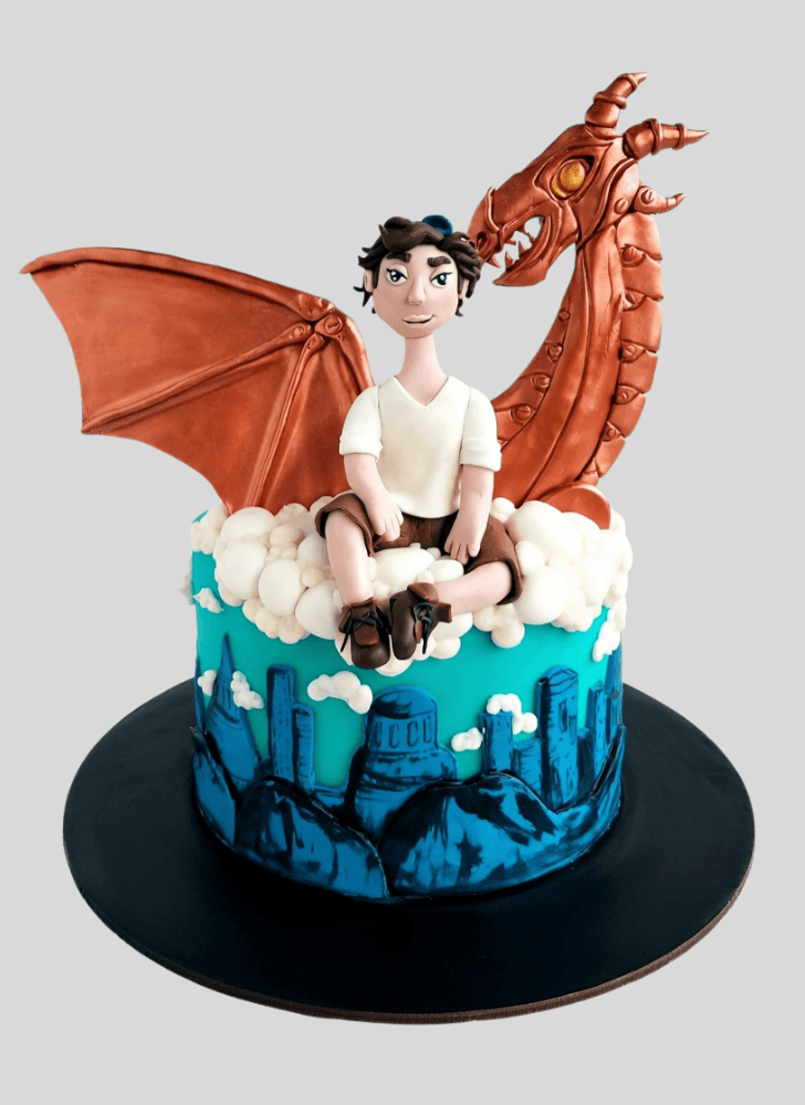 Pleasing Percy Jackson Cake