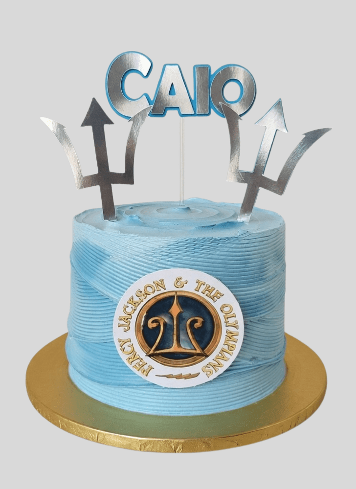Resplendent Percy Jackson Cake