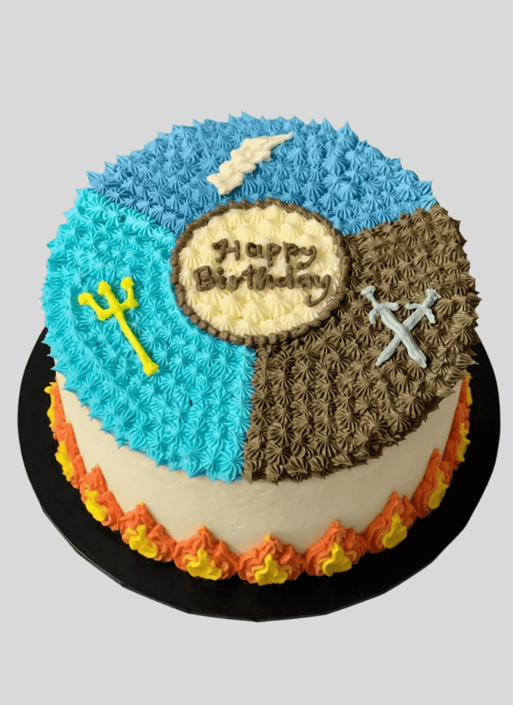 Shapely Percy Jackson Cake