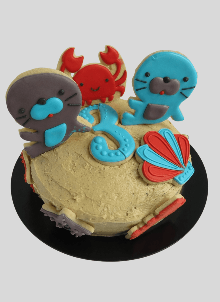Charming Seals Cake