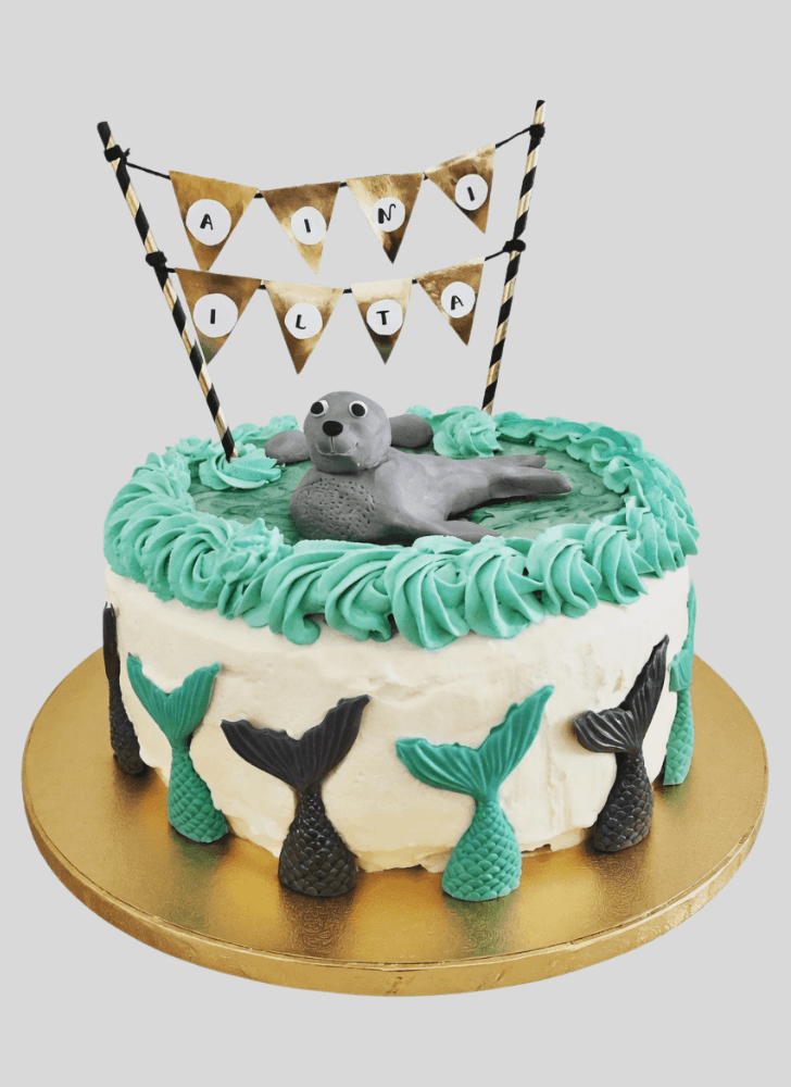Cute Seals Cake