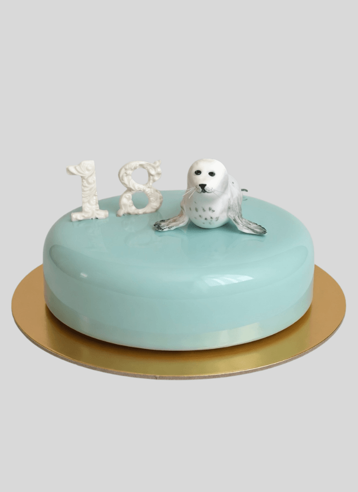 Delicate Seals Cake