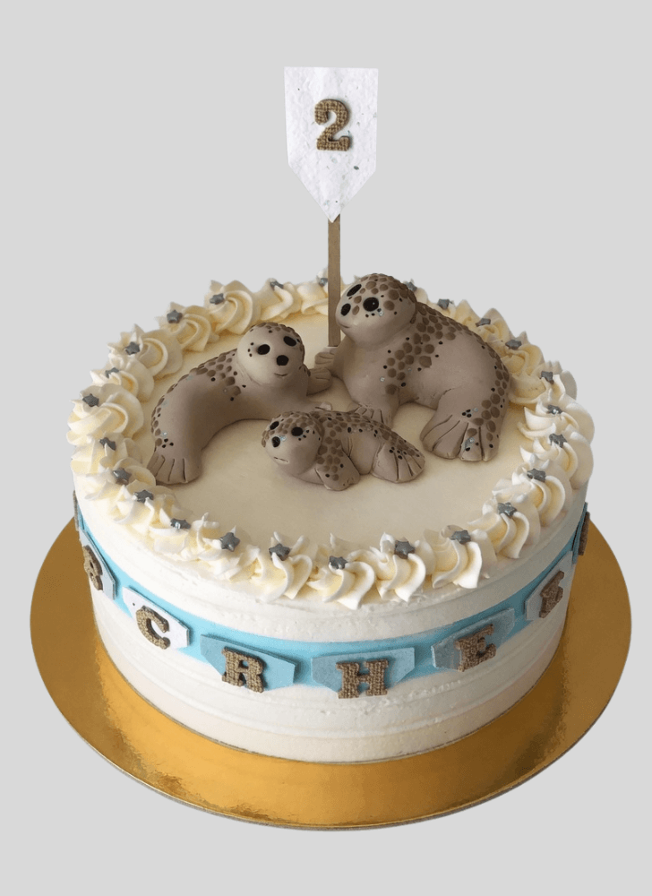Enticing Seals Cake