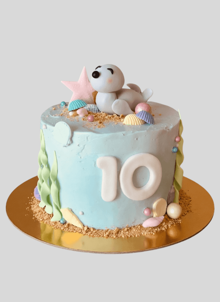 Graceful Seals Cake