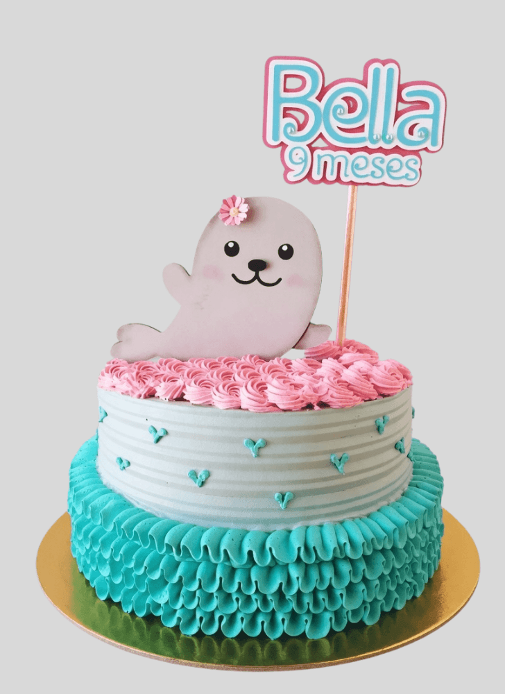 Handsome Seals Cake