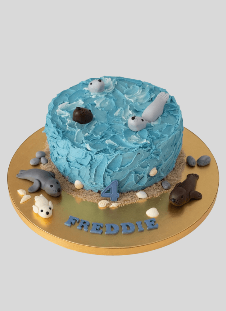 Lovely Seals Cake Design